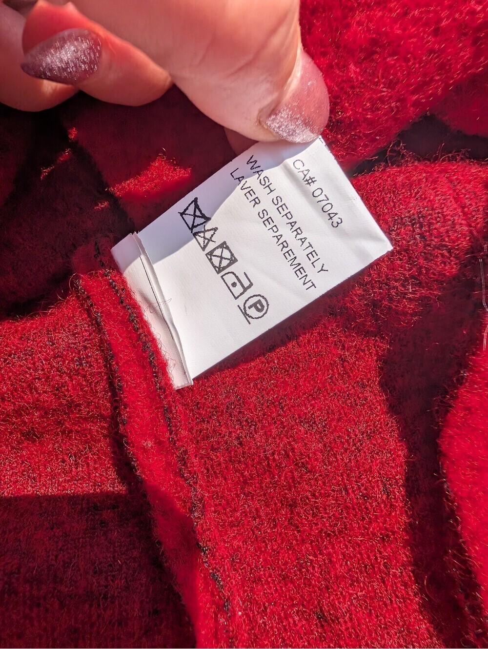 Marisa & Marie Women's Red Wool Blazer – Made in Italy Size Small - Picture 6 of 7